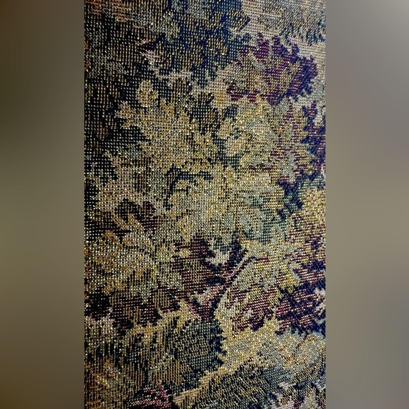 VINTAGE: Crown Lewis | floral brocade tapestry handbag. - Picture 3 of 16